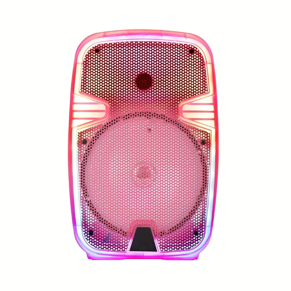 Portable Karaoke System, RGB, Remote Control, Rechargeable for Parties and Karaoke