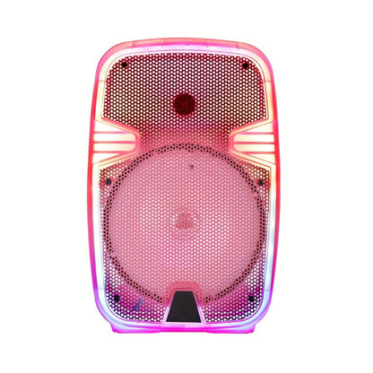 Portable Karaoke System, RGB, Remote Control, Rechargeable for Parties and Karaoke