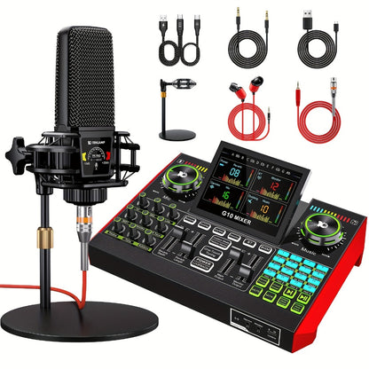 Audio Mixer, USB, Stereo, Sound, Board, Console for Live Sound