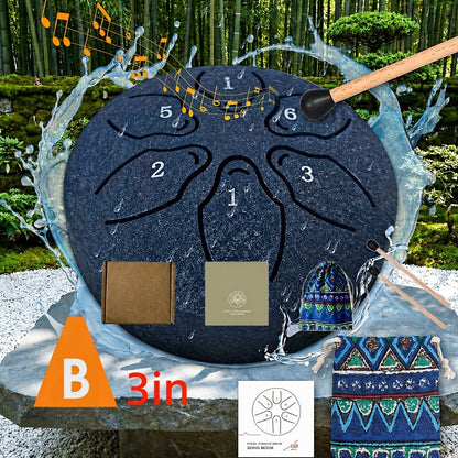 Outdoor Garden Rain Drum Set with Bag, Sheet Music and Drumsticks