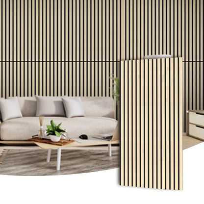 SUPEASY Wooden Batten Wallboard, Acoustic Wallboards, 121.92 Cm X 62.23 Cm, 2-Pack, Wall Decoration