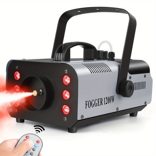 1200W LED RGB DJ Smoke Machine Stage Fog Effect Equipment for Wedding Christmas Halloween Stage Light Fog Machine