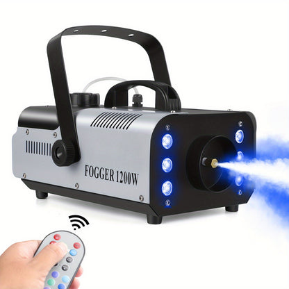 1200W LED RGB DJ Smoke Machine Stage Fog Effect Equipment for Wedding Christmas Halloween Stage Light Fog Machine