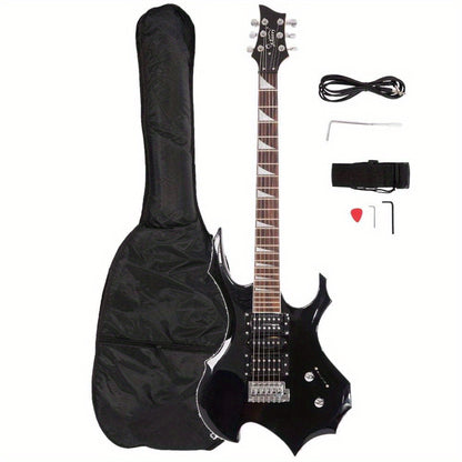 MOTOOS Burning Fire Beginner Electric Guitar