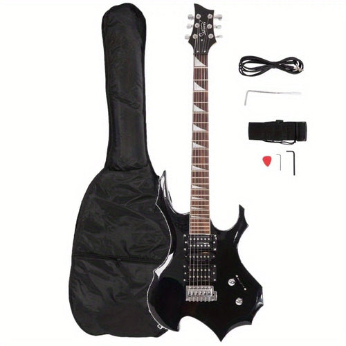 MOTOOS Burning Fire Beginner Electric Guitar