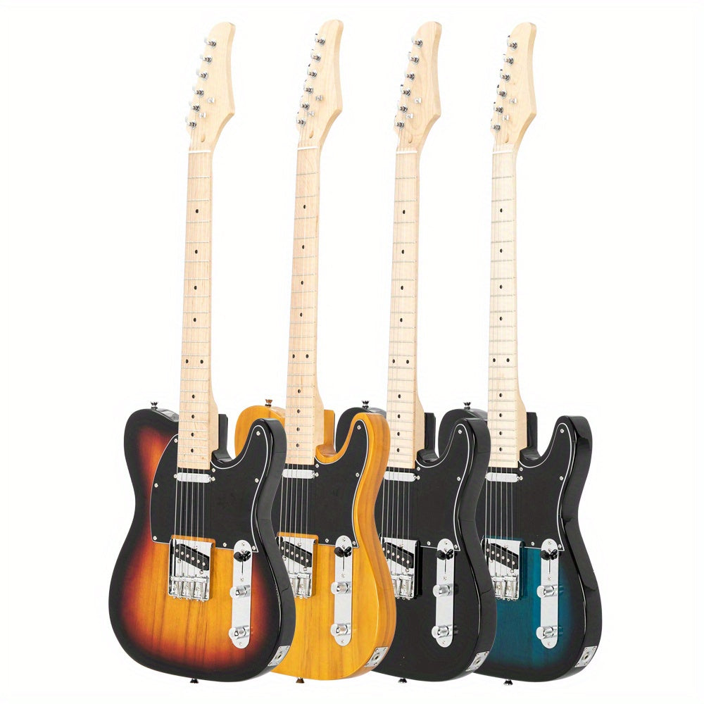Maple Fingerboard Electric Guitar with SS Pickup, Black