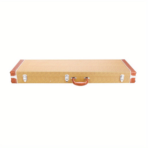 ST High Grade Electric Guitar Square Hard Case Flat Yellow