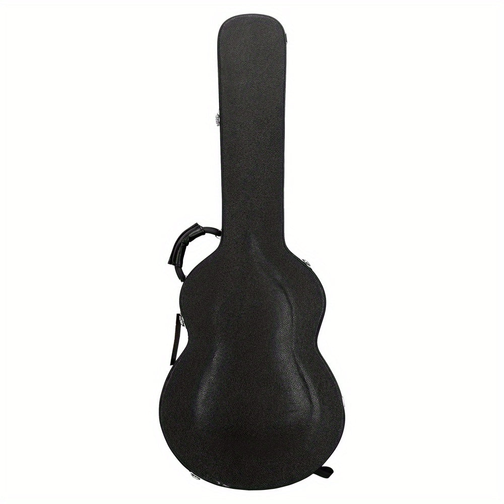 High-End Fine-Grain Faux Leather Hard Case for 335 Style Semi-Hollow & Hollowbody Electric Guitar
