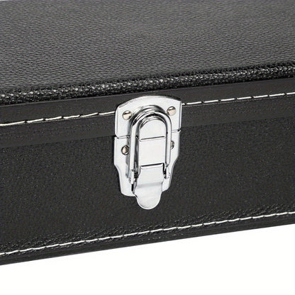 High-End Fine-Grain Faux Leather Hard Case for 335 Style Semi-Hollow & Hollowbody Electric Guitar