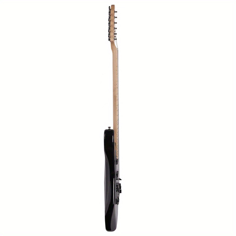 AST Stylish Electric Guitar Kit with Black Pickguard Black