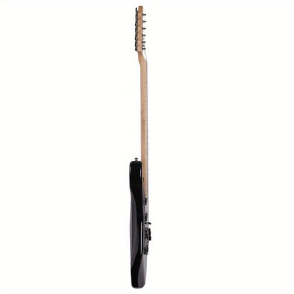 AST Stylish Electric Guitar Kit with Black Pickguard Black