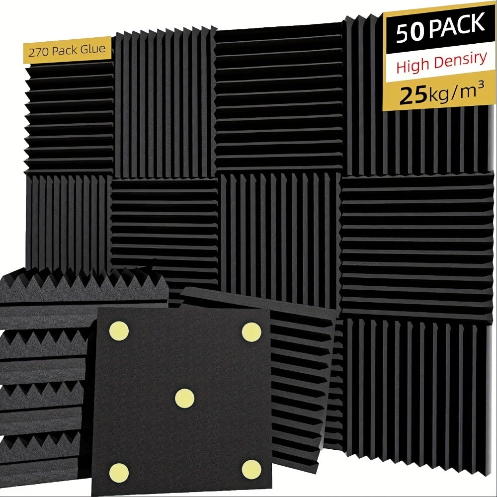 Acoustic Wall Panel, 12inch, Soundproof, Foam for Reducing Room Reflections In Recording