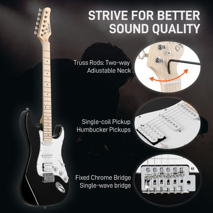 Guitar Case, 20W, Stylish, H-S-S, Pickup for Storage and Travel