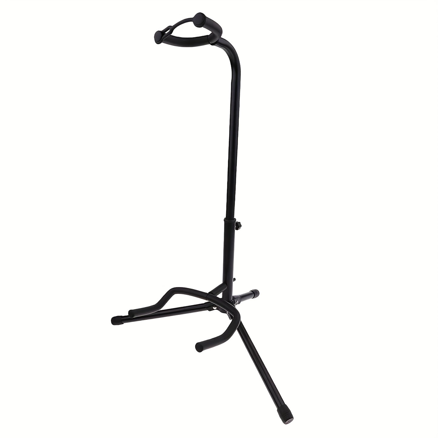 Foldable Iron Guitar Stand for Acoustic, Electric Guitar, Bass, Ukulele, Banjo - Musical Instrument Support Rack