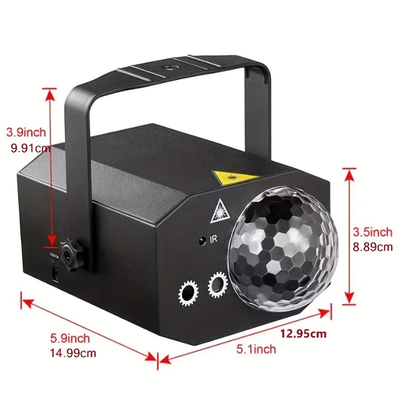 [Lights For Party] 64 Patterns In One, Lights For Party/Lights That Sync With Music/Lights For Decoration/Lights With Remote/Lights Party/Lights For Parties/Lights Dj