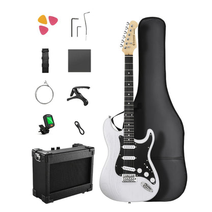 DST-80 Full Size Electric Guitar Kit with SSS Pickups and Amplifier
