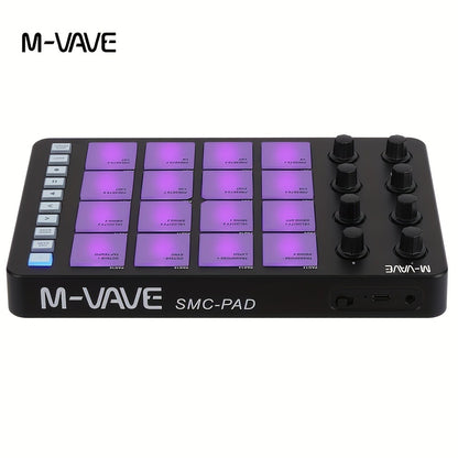 MIDI Pad Controller, USB, Wireless, Professional-Grade, Multi-Effects for Music Production