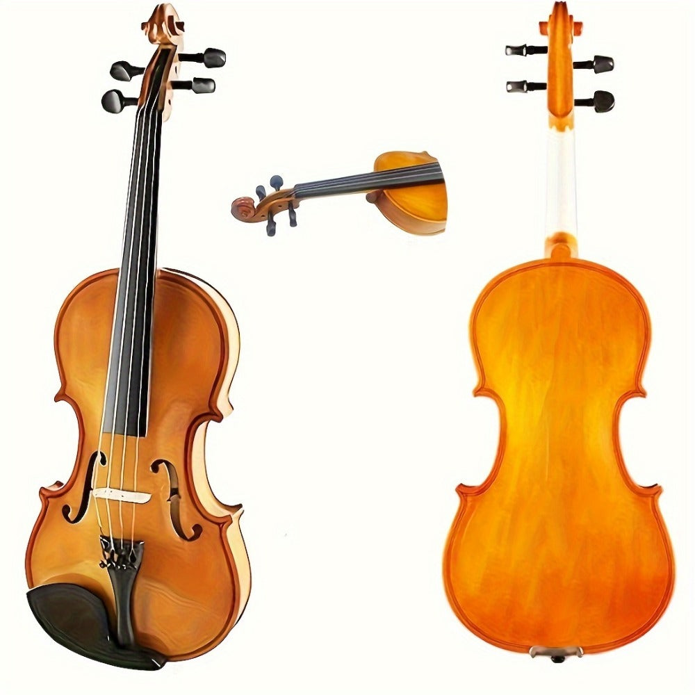 Full Size Violin, 4/4, Full Size, Beginner, Set, Adult for Lessons and Practice