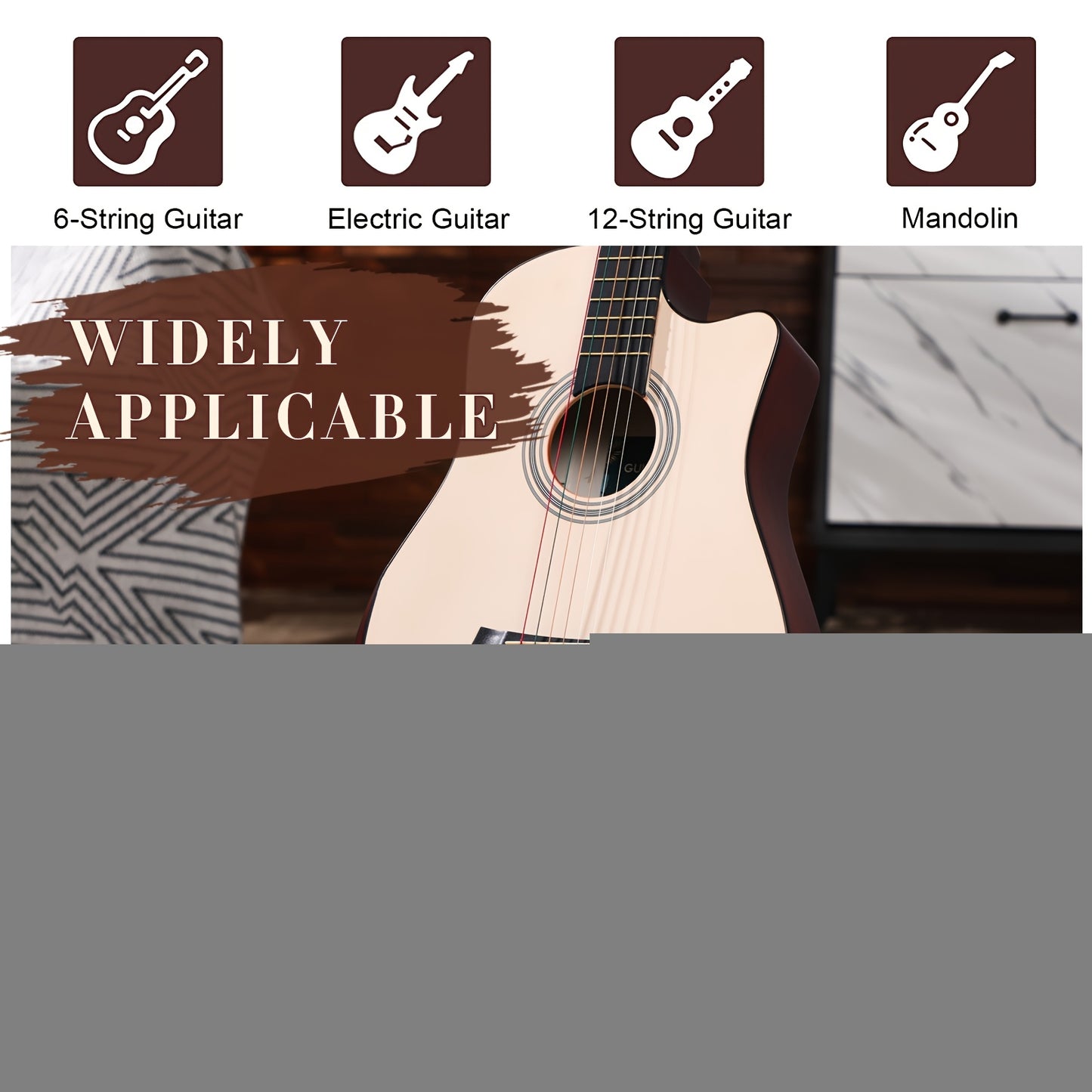3pcs Guitar Support Foldable Frame Support With Non Slip Lock Rubber Universal Assembly Soft Foam Arm Suitable For Most Classical Guitar Acoustic Electric Guitar Ukulele Stand