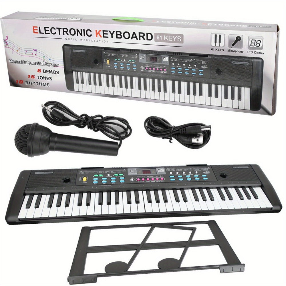 Digital Piano, USB, 37Key, Electronic, Keyboards for Piano Lessons