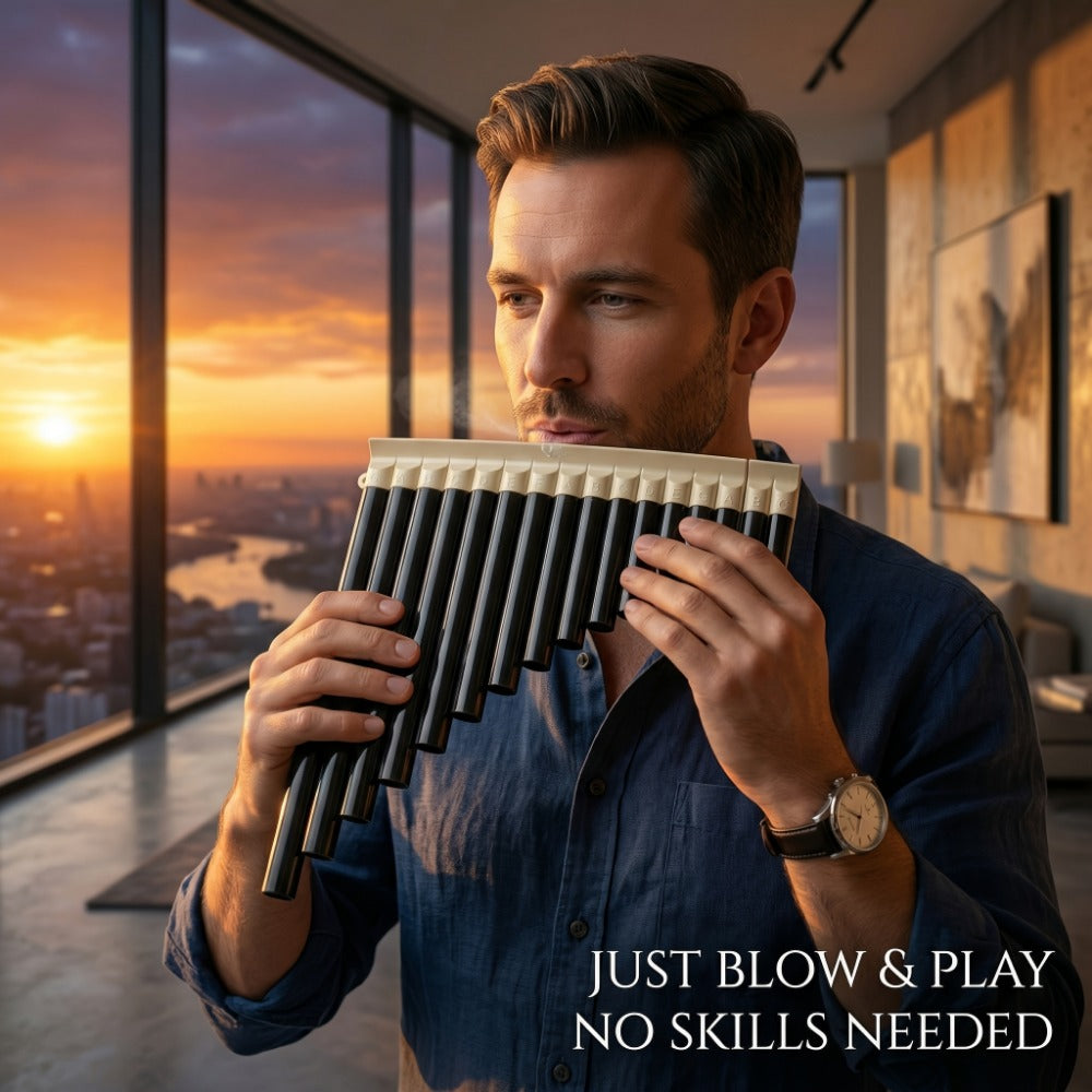 Pan Flute, Portable, Pipes, Key, Easy for Lessons and Practice