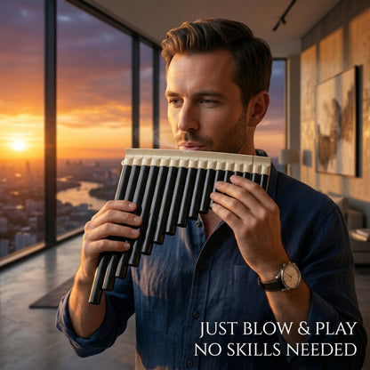 Pan Flute, Portable, Pipes, Key, Easy for Lessons and Practice