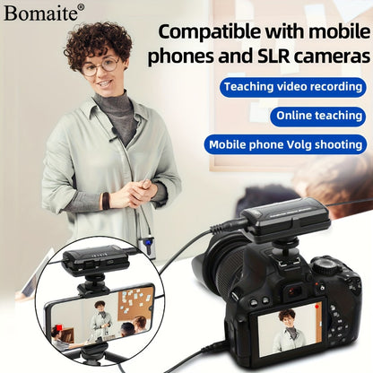 Audio Mixer, Wireless, Rechargeable, Bomaite, Lavalier for Live Sound