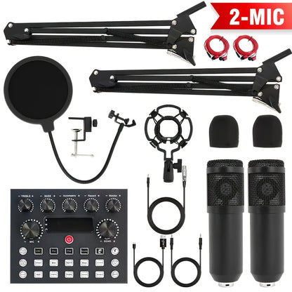 Audio Mixer, Portable, Condenser, Recording, Kit for Live Sound