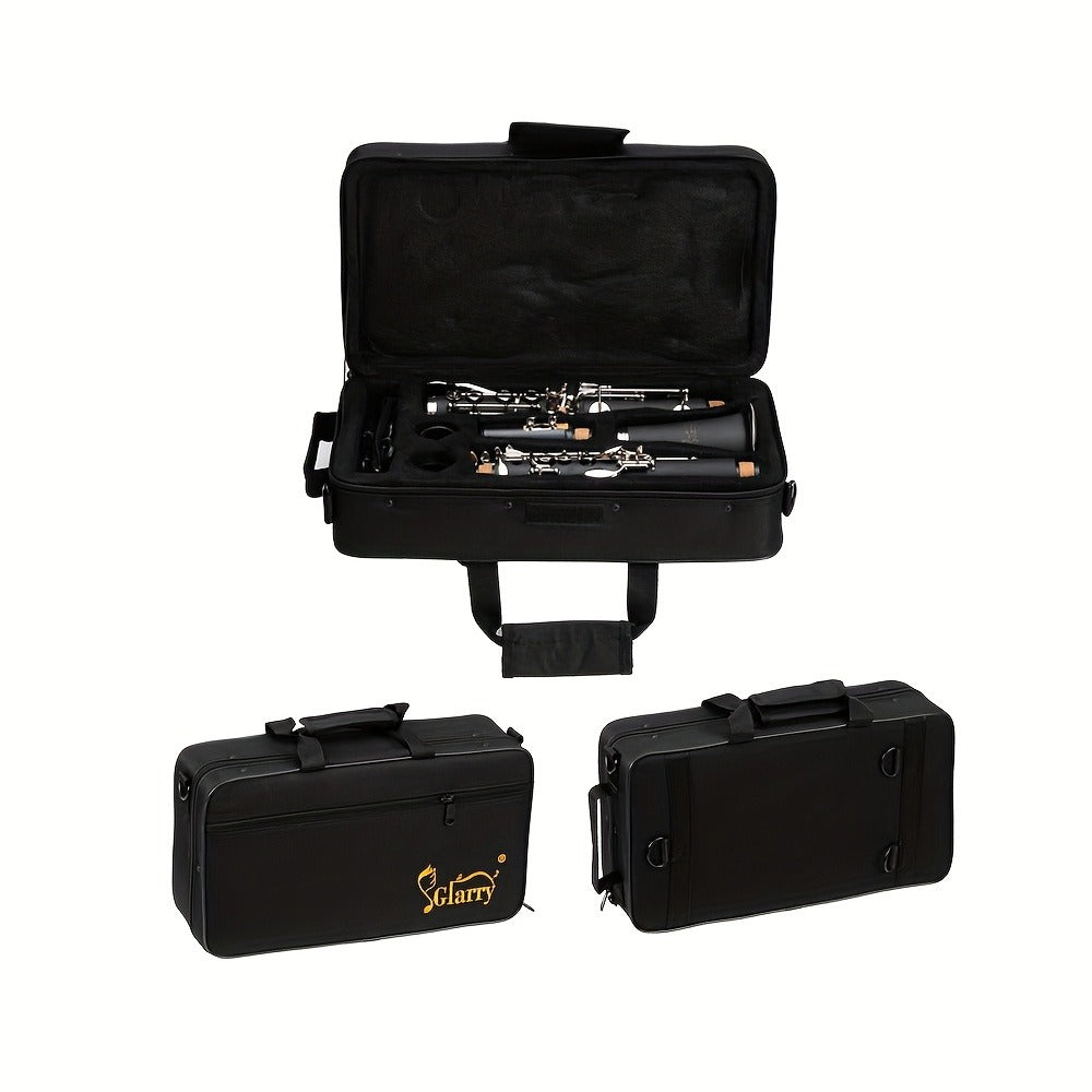 B-Flat Clarinet, 17 Keys, 10pcs, Glarry, Keys, Set for Lessons and Practice