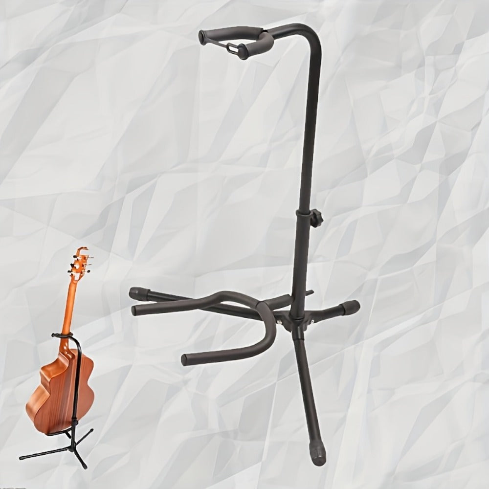 Guitar Stand, Adjustable, Foldable, Metal, Floor for Holding And Displaying Guitars