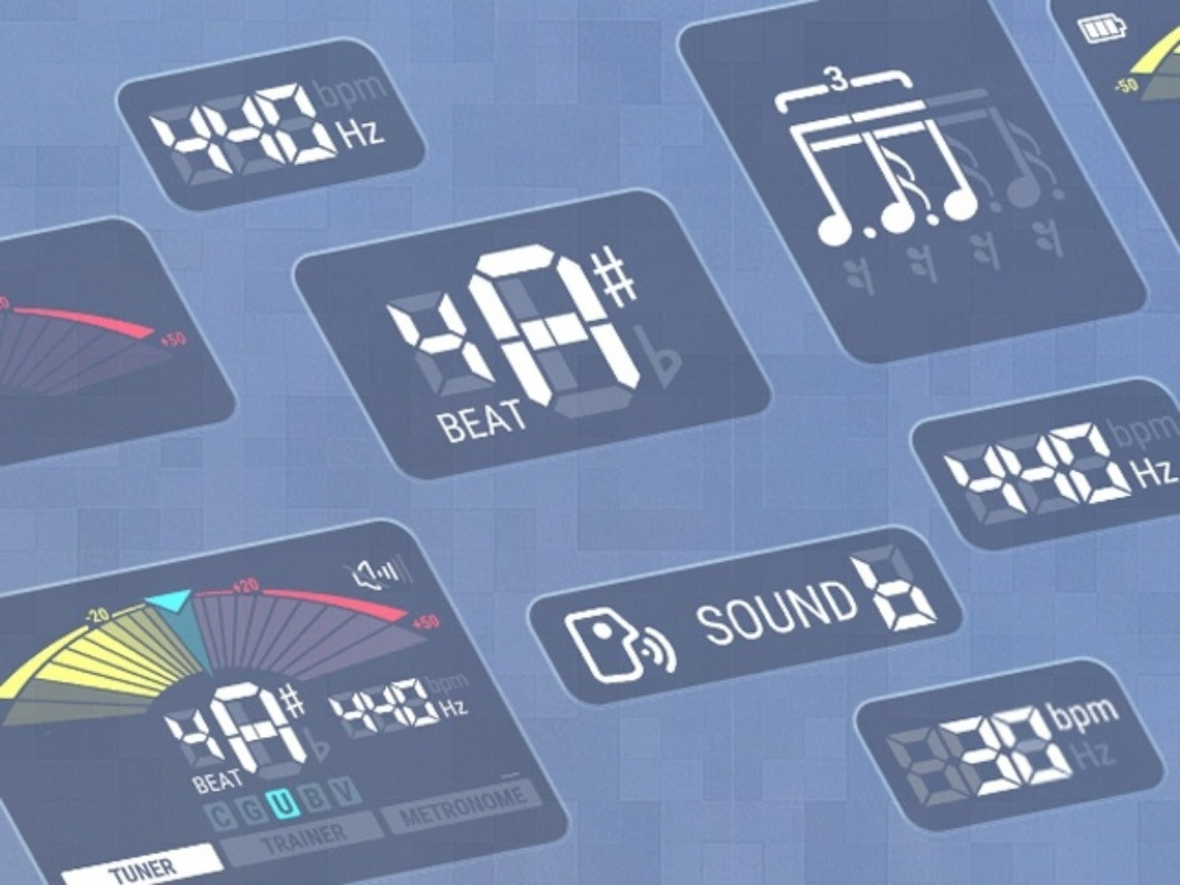 Portable Digital Metronome with Four Modes and Rhythm Trainer for Musicians