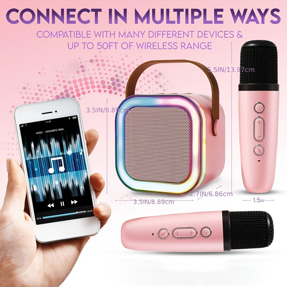 Portable PA Speaker, K12, RGB, Wireless, Karaoke, Machine for Parties and Karaoke
