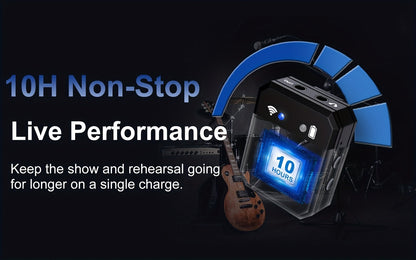 Wireless In-Ear Monitor System, 2.4 GHz Wireless for Personal Monitoring During Rehearsal