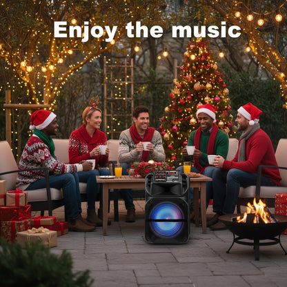 Portable PA Speaker, Wireless, Portable, 5000W, Subwoofer for Parties and Karaoke