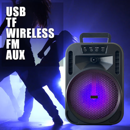 Portable PA Speaker, 4000W, Bluetooth, Wireless, Rechargeable for Parties and Karaoke