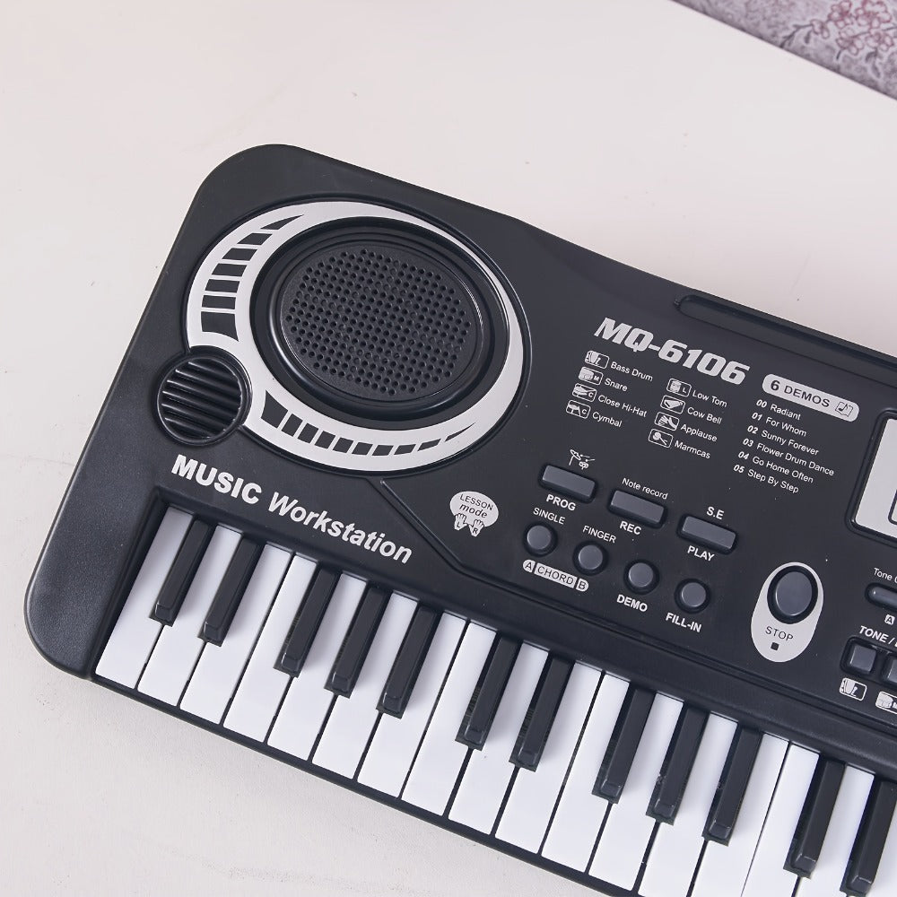 Portable Electronic Keyboard, Full Size, USB, Portable, Key, Microphone, Full for Beginner