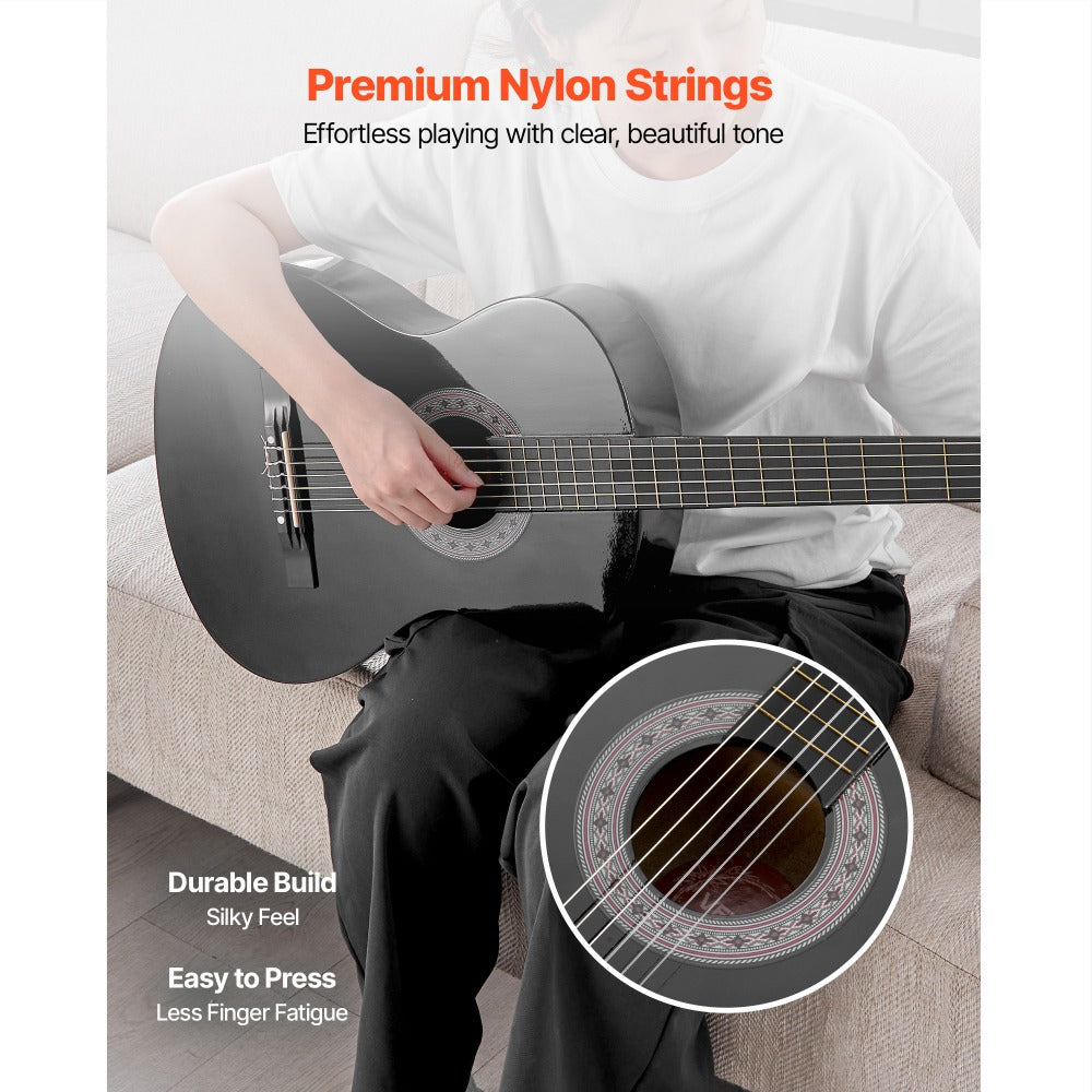 Acoustic Guitar, VEVOR, Classical, Beginner for Lessons and Practice