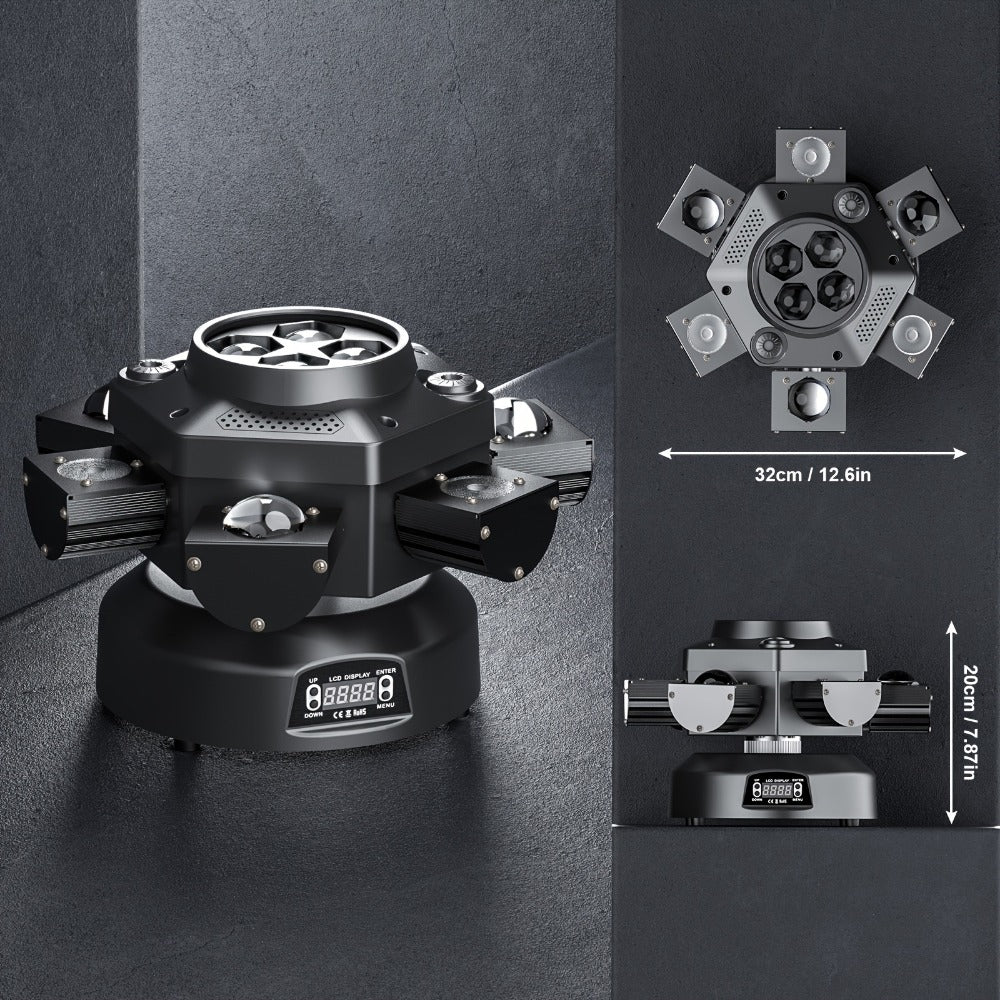 Moving Head DJ Light, Dynamic, RGBW, Wedding, Stage, 200W for Stage and Party Lighting