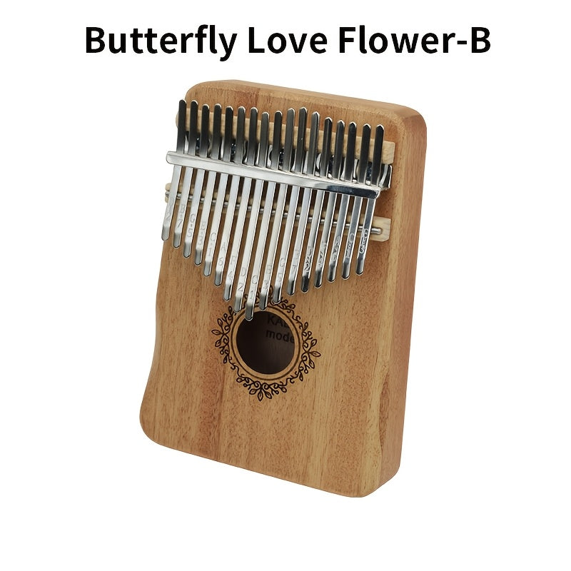 10 Types Kalimba Thumb Piano 17 Keys, Portable Mbira Finger Piano Gifts for His And Hers Beginners, with Gift Box, Tune Hammer, Songbook - Musical Instruments Gift