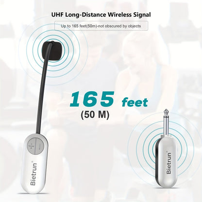 Portable PA Speaker, 165ft, Wireless, USB, Microphone, Headset for Parties and Karaoke
