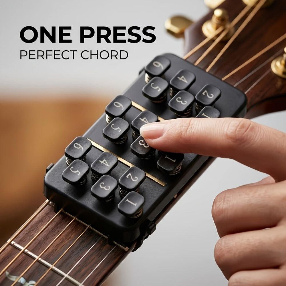 Guitar Chord Trainer, Portable, 1pc for Beginner Chord Fingering And Transition Practice