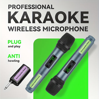 Recording Microphone, 4pcs, Handheld, Cordless for Recording and Streaming