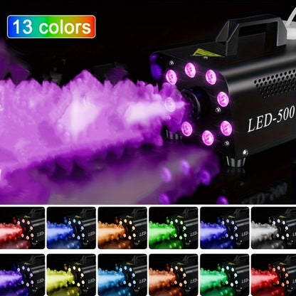 Stage Fog Machine, Remote Control, Dynamic, LED, Colors for Stage and Party Lighting
