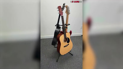 Guitar Stand, Foldable, Adjustable, Core, Triple for Holding And Displaying Guitars
