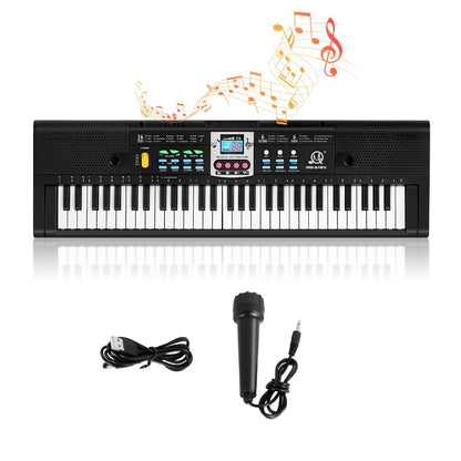 Portable Electronic Keyboard, USB, Portable, Piano, Keys, Beginner for Beginner Lessons