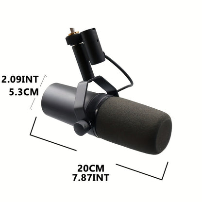 Recording Microphone, Dynamic, Professional, SM7B for Recording and Streaming