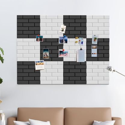 Acoustic Wall Panel, 48pcs, Self-Adhesive for Reducing Room Reflections In Recording