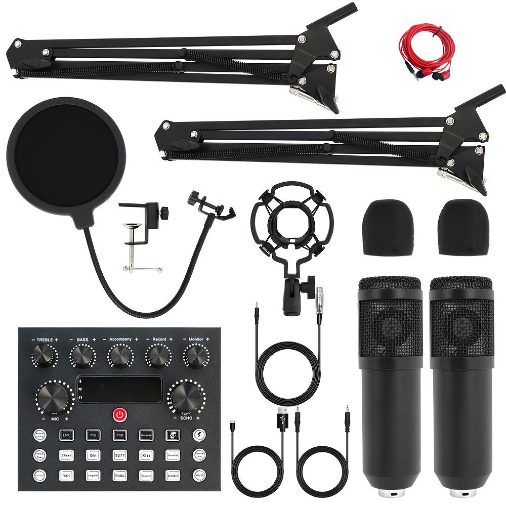 Audio Mixer, Portable, Condenser, Recording, Kit for Live Sound