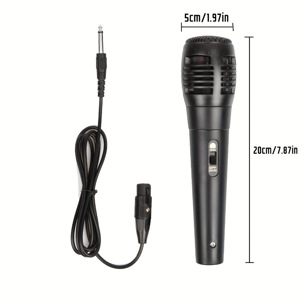 Portable Karaoke System, 3.5mm, Handheld, Wired, Microphone for Parties and Karaoke