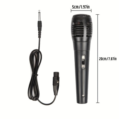 Portable Karaoke System, 3.5mm, Handheld, Wired, Microphone for Parties and Karaoke